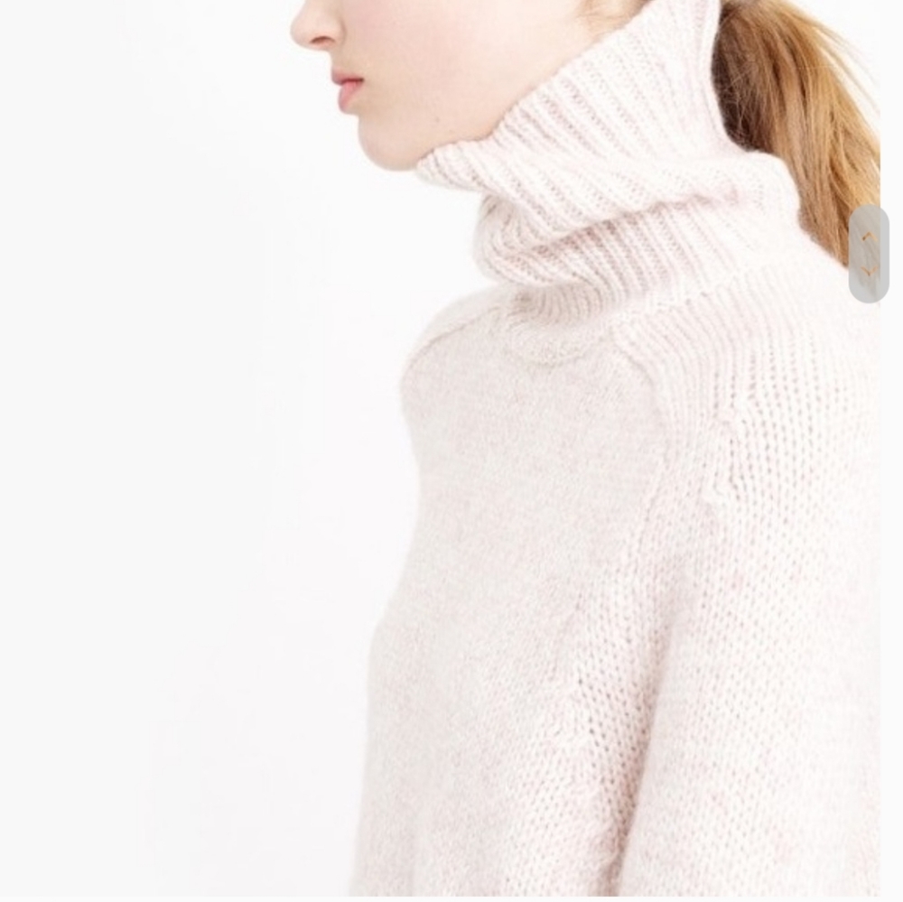 J.Crew wool blend classic turtleneck sweater